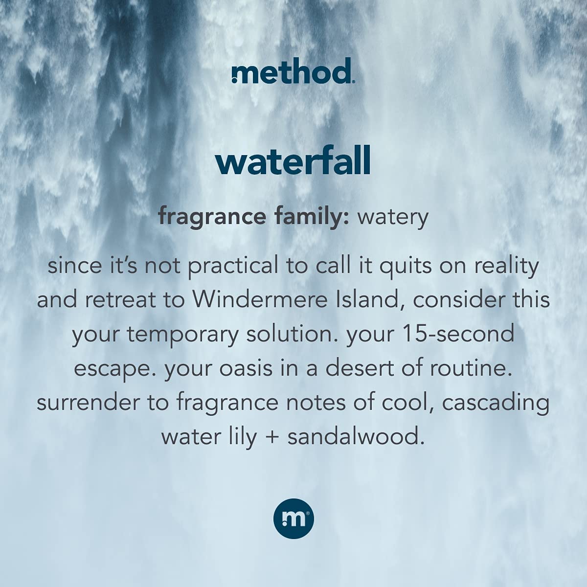 Method Foaming Hand Soap, Refill, Waterfall, 28 Fl Oz (Pack of 1)
