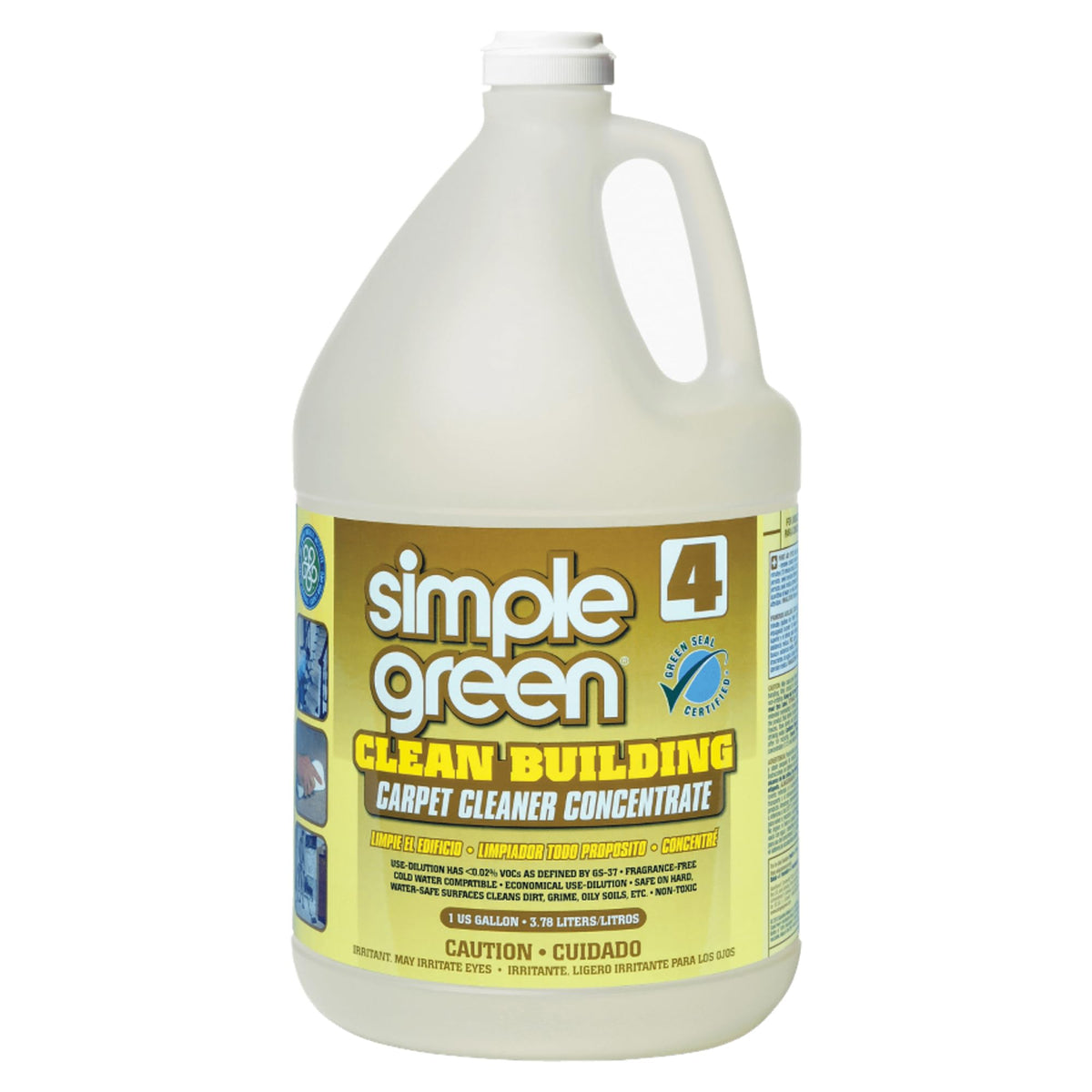 Simple Green 11201 Clean Building Carpet Concentrate Cleaner, 1 Gallon Bottle