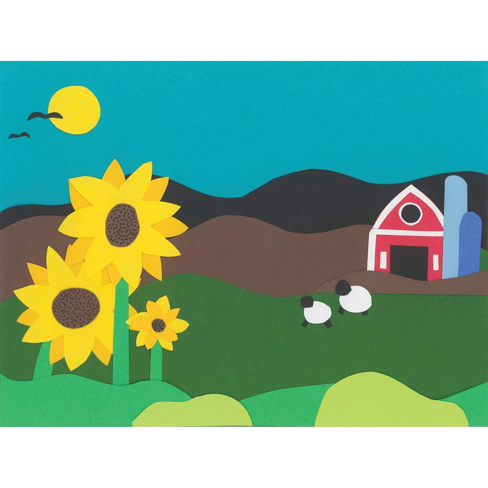 Pacon Tru-Ray 12-inch x 18-inch Construction Paper, Black, 50 Sheets (P103061)