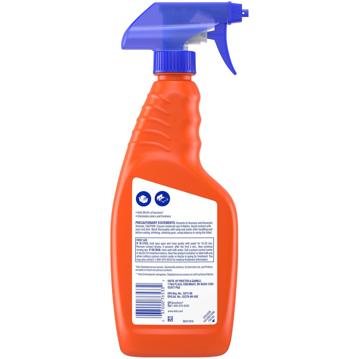 Tide Antibacterial Fabric Spray, 22 fl oz