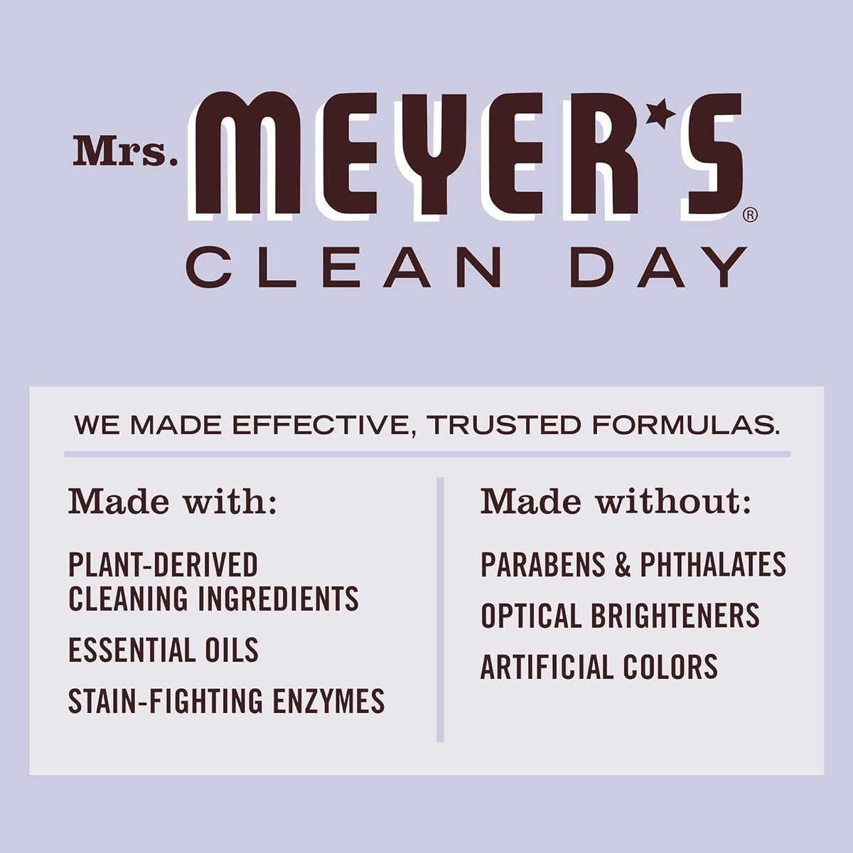 Mrs. Meyer's Laundry Detergent Lavender, 64 OZ (Pack of 6)
