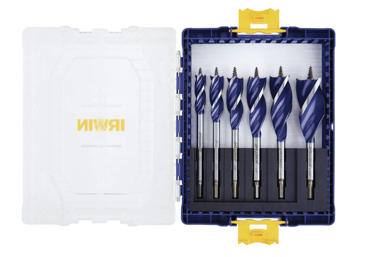 Irwin Tools IRWIN Speedbor Drill Bit Set for Wood, 6-pc. (IWAX236PC)