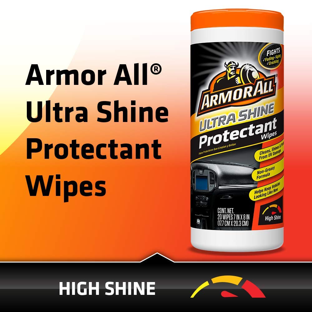 Armor All 10945 Ultra Shine Wipe - 20 Sheets
