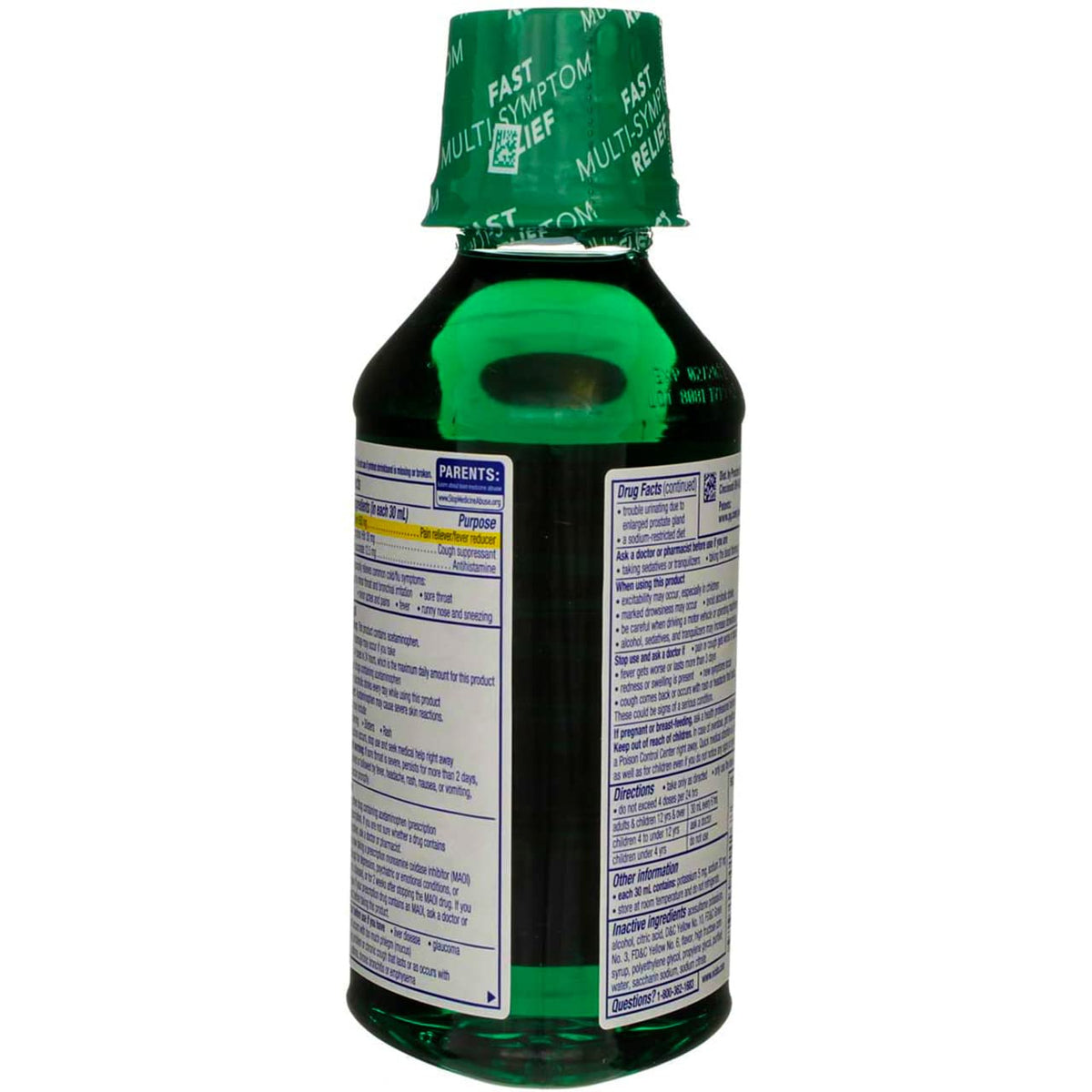 NyQuil Cold & Flu Nighttime Liquid, 12 oz Bottle
