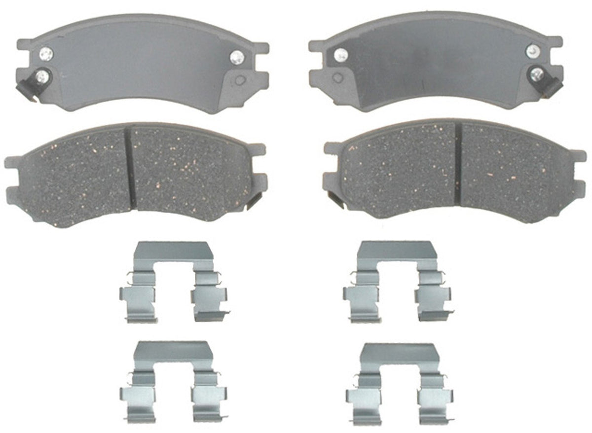 ACDelco Silver 14D507CH Ceramic Front Disc Brake Pad Set with Hardware