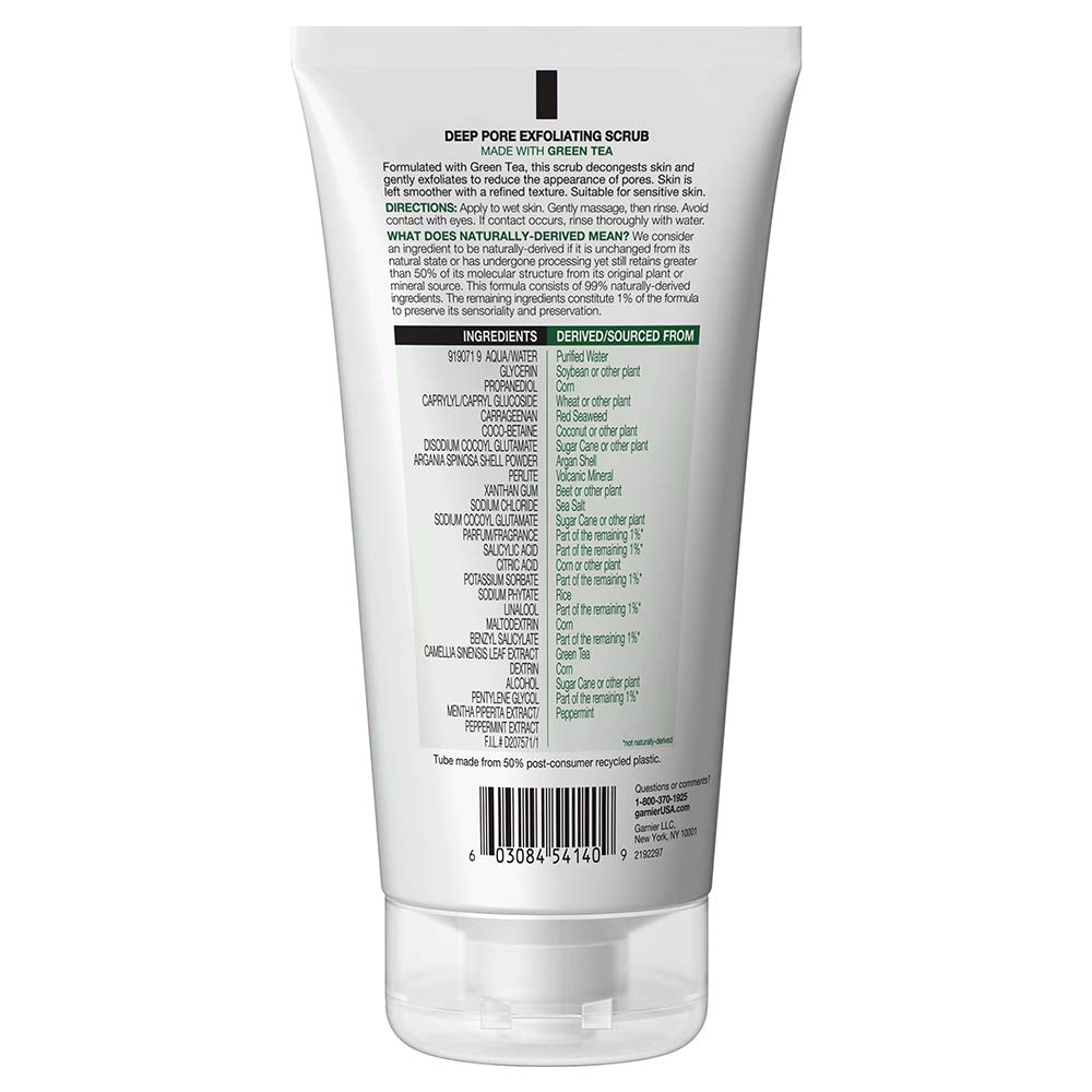 Garnier Clean Scrub Blackhead Eliminating 5 Ounce (145ml) (2 Pack)