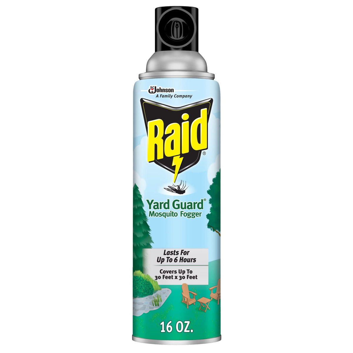 Raid Yard Guard, 16 OZ (Pack of 3)