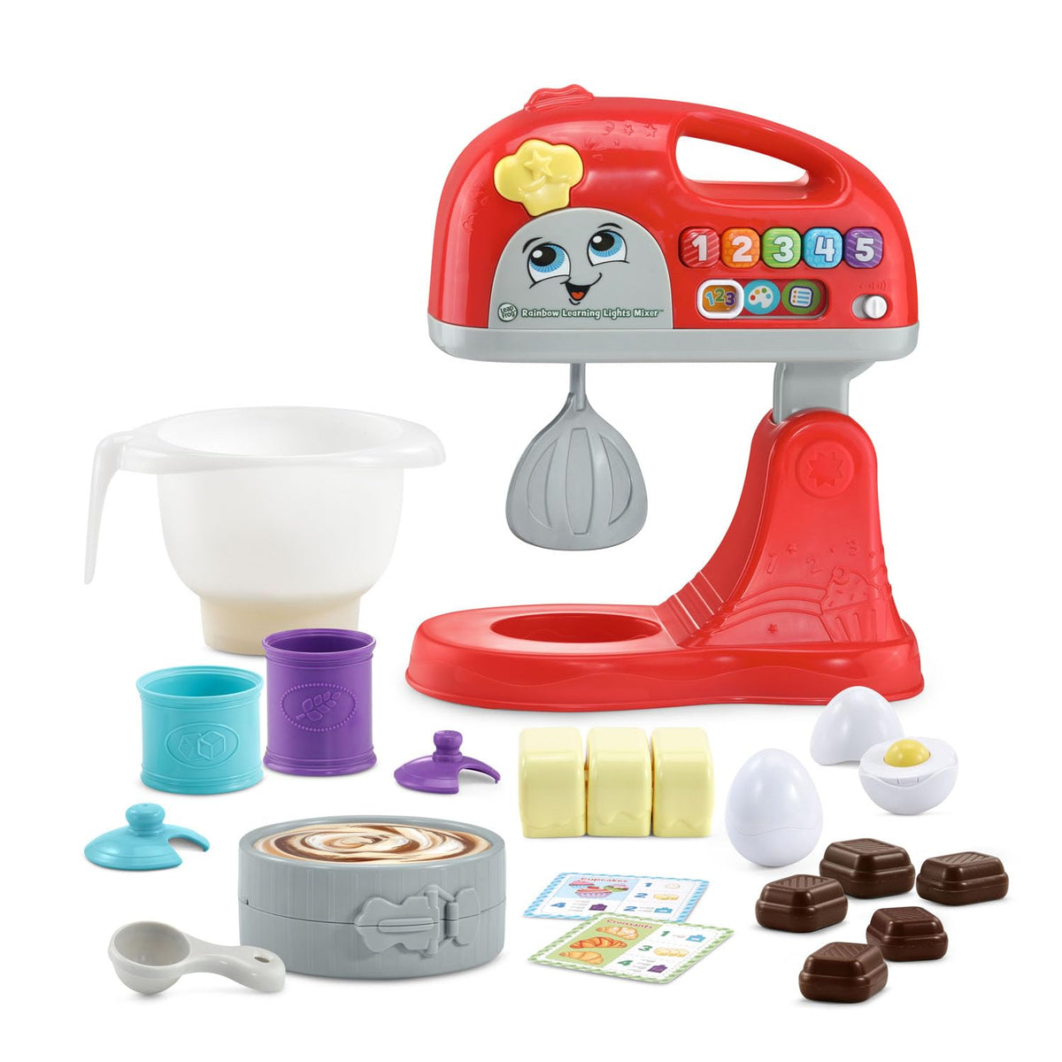 LeapFrog Rainbow Learning Lights Mixer, Red