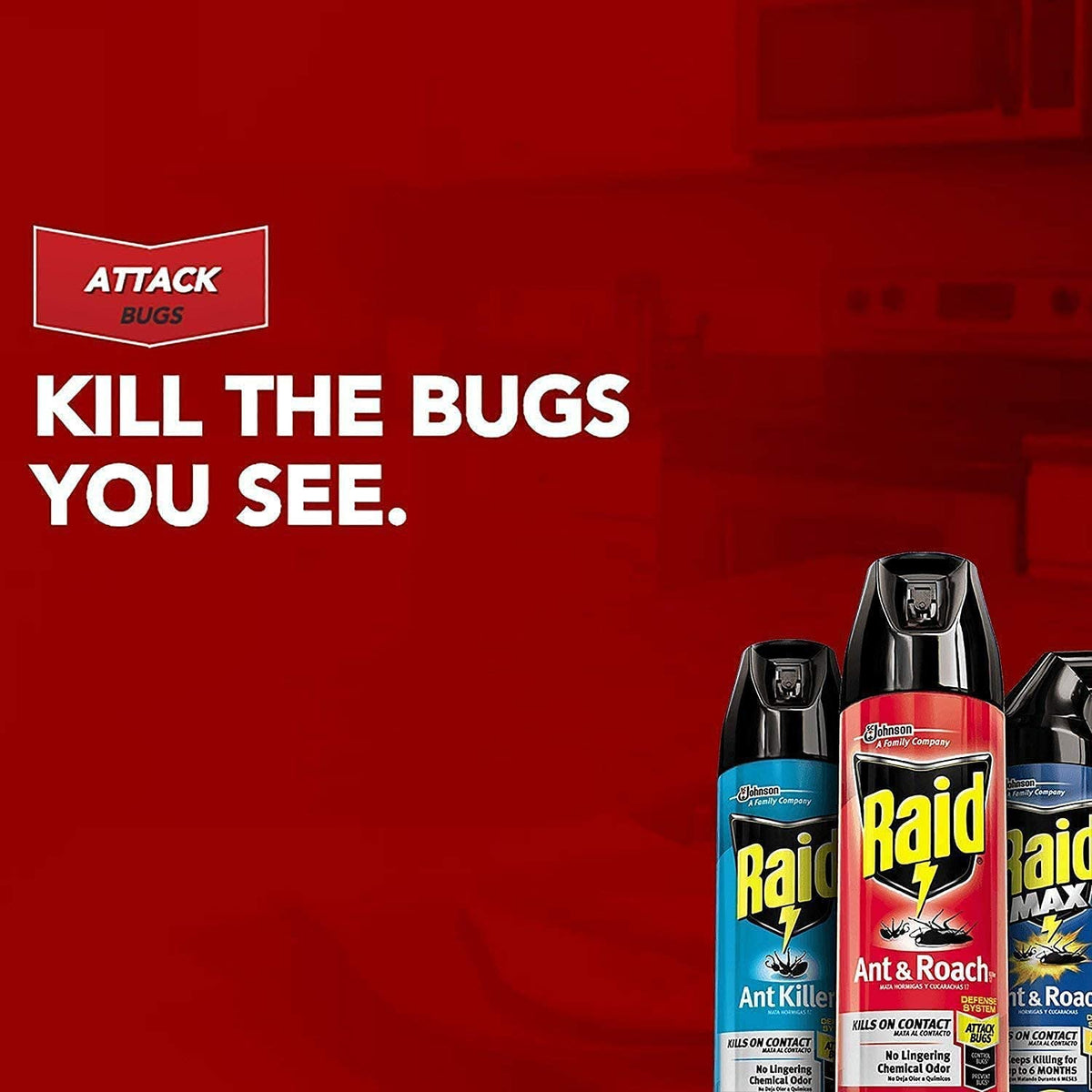 Raid Ant and Roach Killer 17.5 Ounce (Pack of 4)