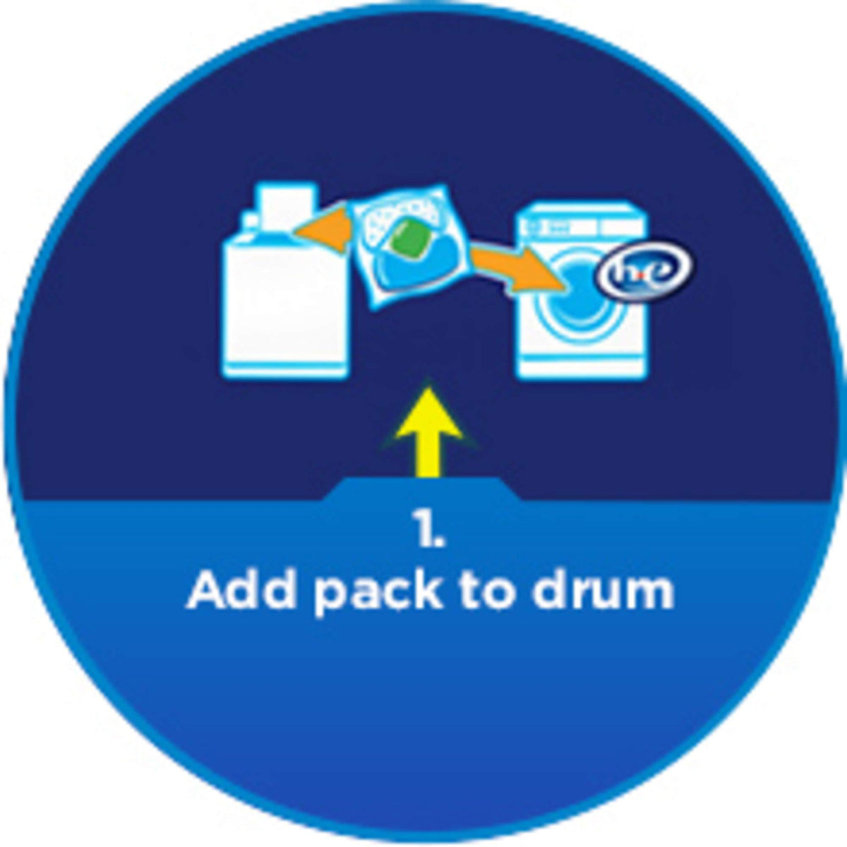 OxiClean High Def Clean Sparkling Fresh Laundry Detergent Paks, 47 Count