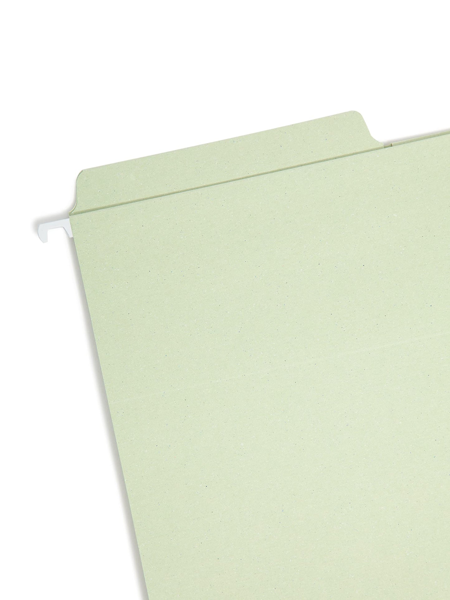 Smead FasTab Hanging File Folder, 1/3-Cut Built-in Tab, Legal Size, Moss, 20 per Box (64083)