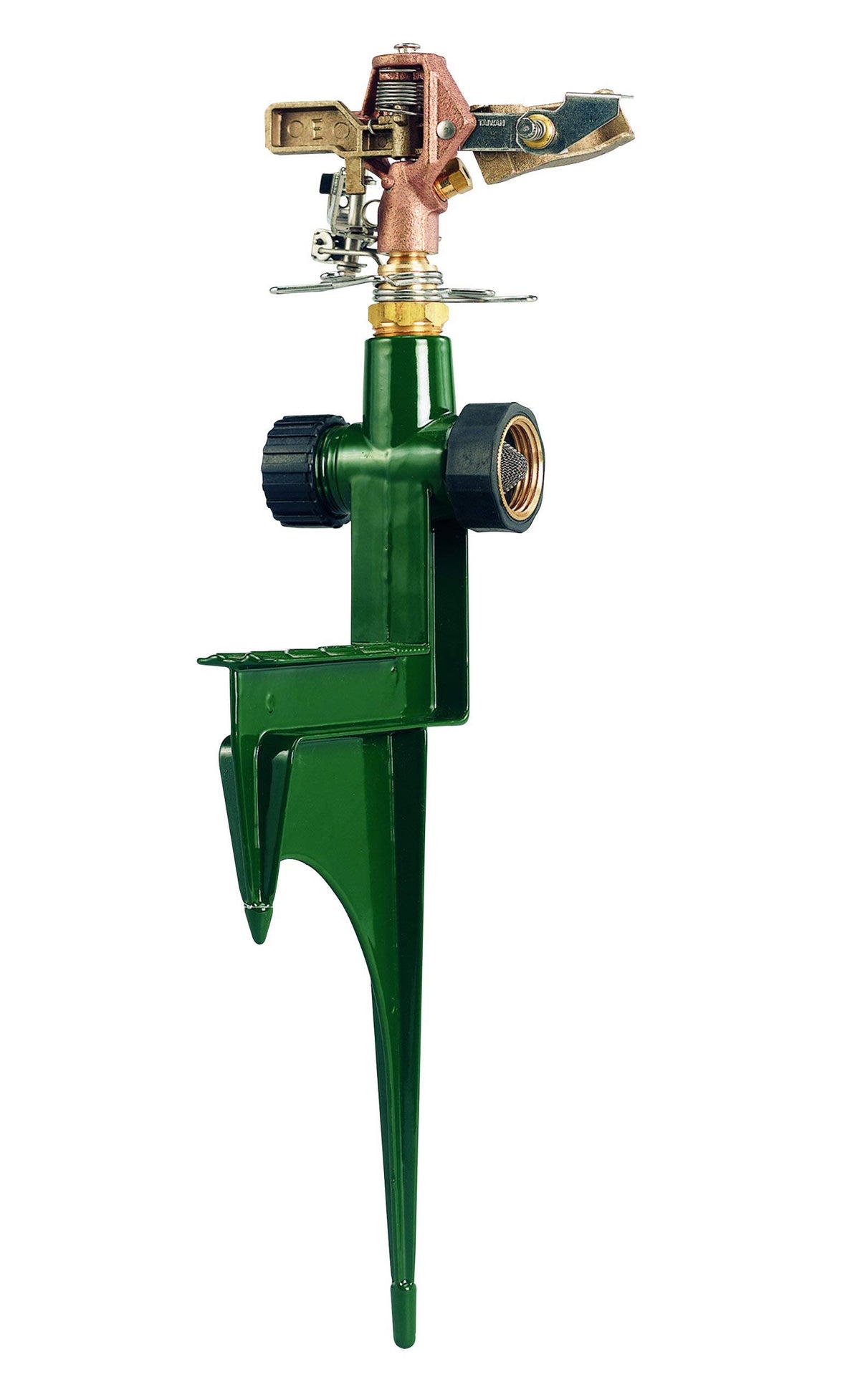 1/2-in. Brass Impact Sprinkler on Metal Step Spike