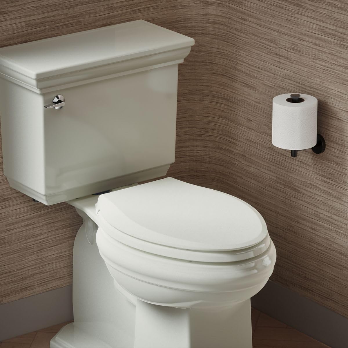 KOHLER CACHET® Nightlight Soft Close Toilet Seat Elongated, ReadyLatch®, Grip-Tight Hardware, Dune