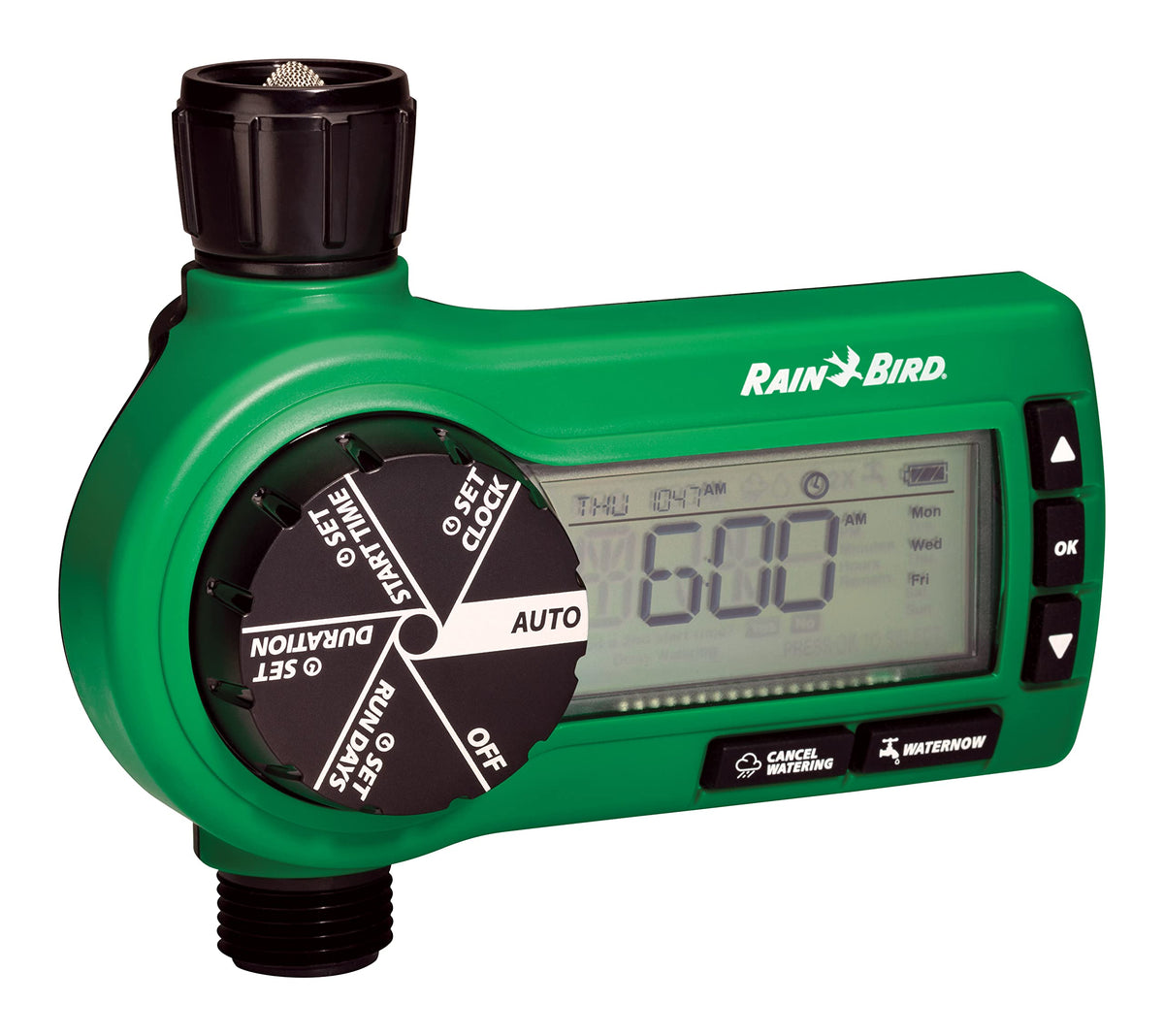 Rain Bird 1ZEHTMR Professional Grade Electronic Digital Hose End Timer/Controller, One Zone/Station, Battery Operated