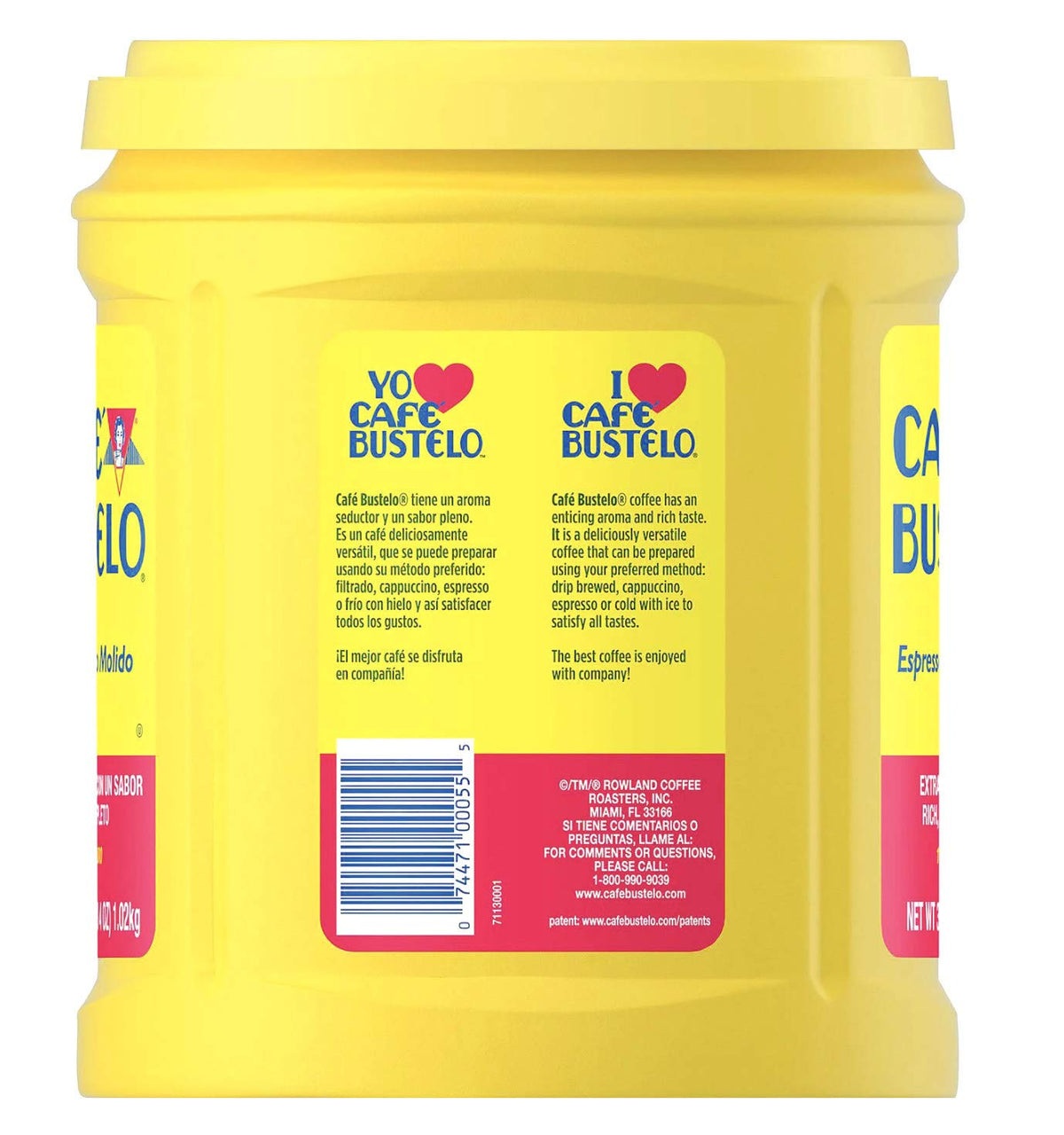 Cafe Bustelo Espresso Ground Coffee, 36 Ounce