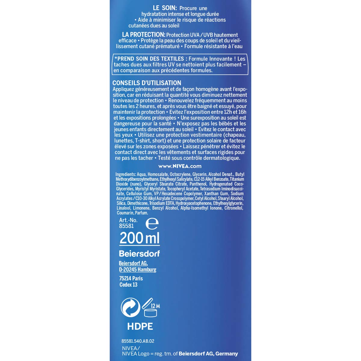 nivea Protect&Hydrate 30