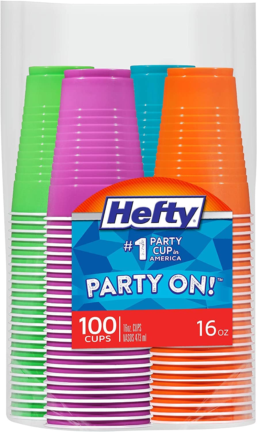 Hefty Everyday 16 oz Disposable Party Cups