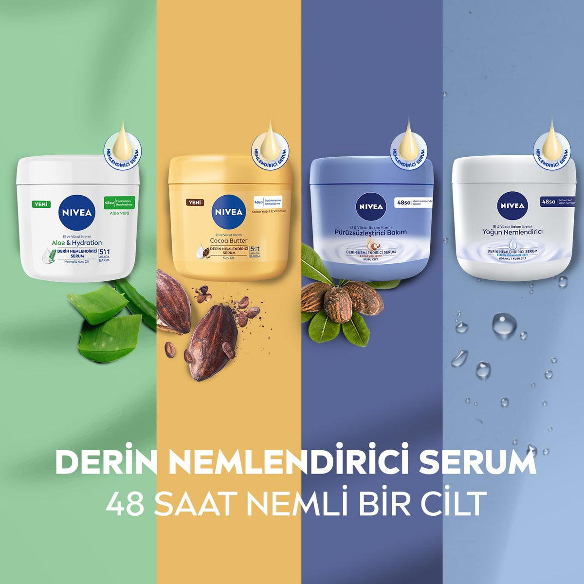 Nivea Intensive Moisturizing Body Cream Normal to Dry Skin 400 ml