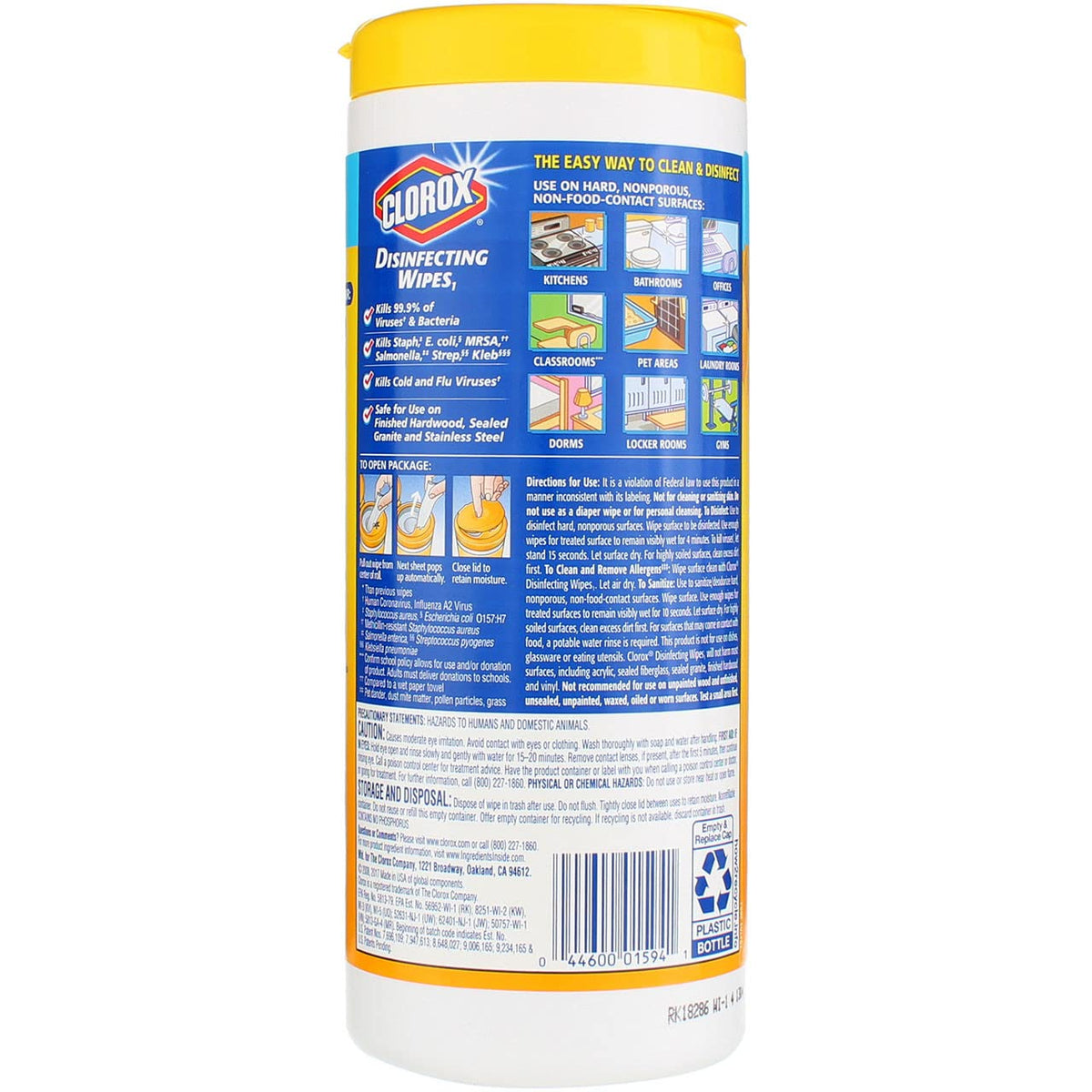CLOROX WIPE LEMON 35CT