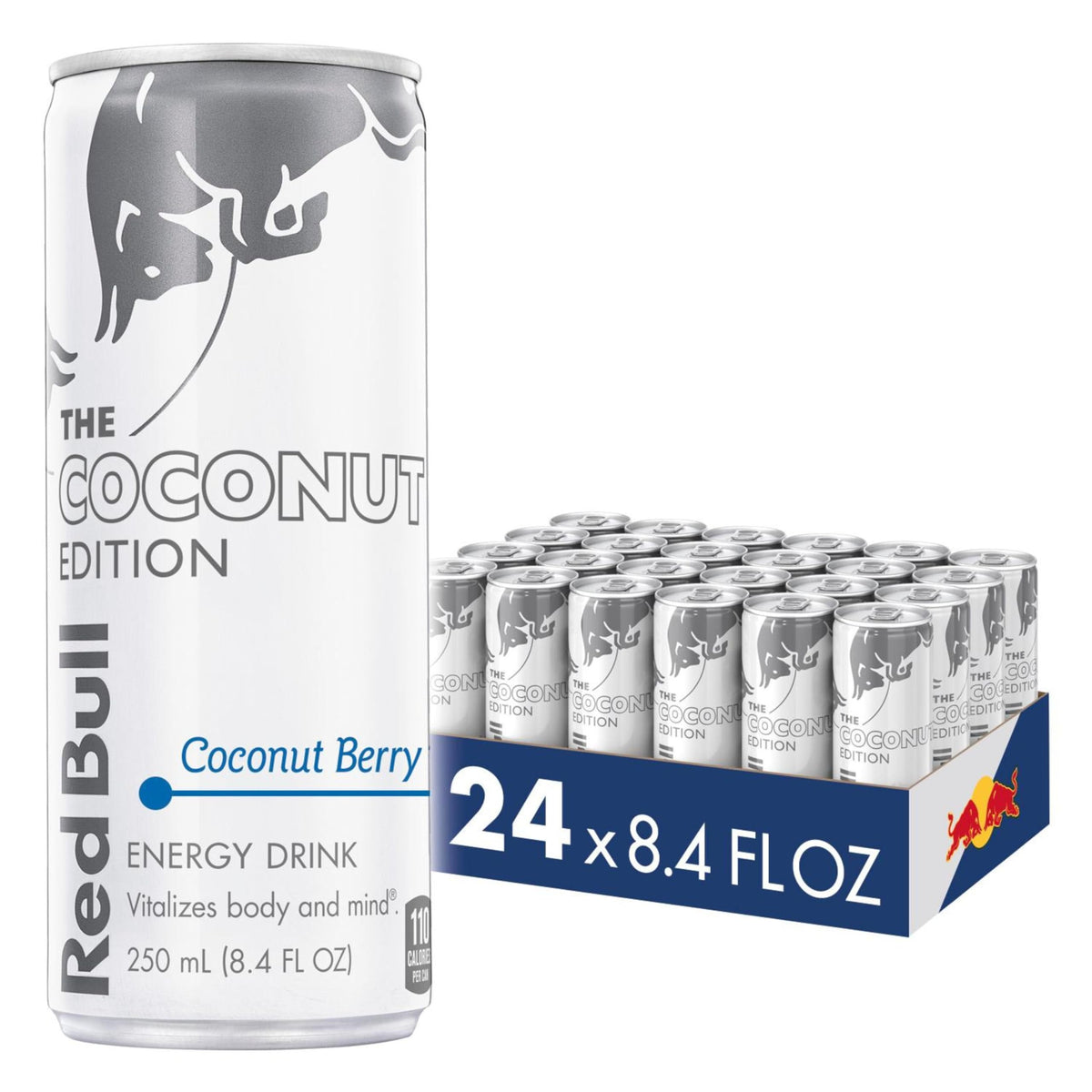 Red Bull Coconut Edition Coconut Berry Energy Drink, 8.4 Fl Oz, 24 Cans
