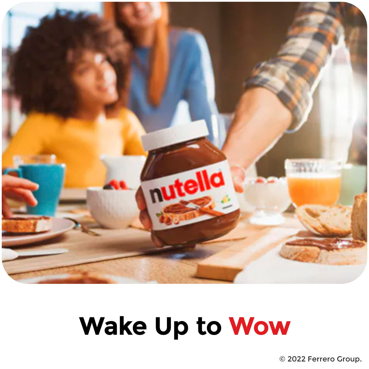 Nutella Hazelnut Spread with Cocoa for Breakfast, Bulk 120 Pack Mini Cups, 0.52 oz Each, Holiday Baking and Desserts