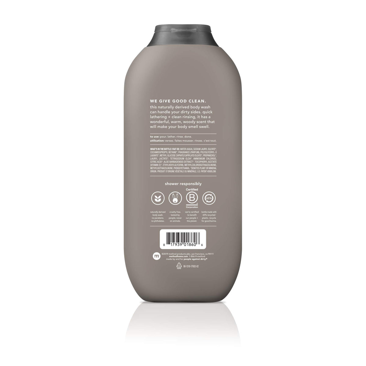 Method Men, 3-pack Body Wash 18 Oz Each (Sea + Surf, Cedar + Cypress, Juniper + Sage)