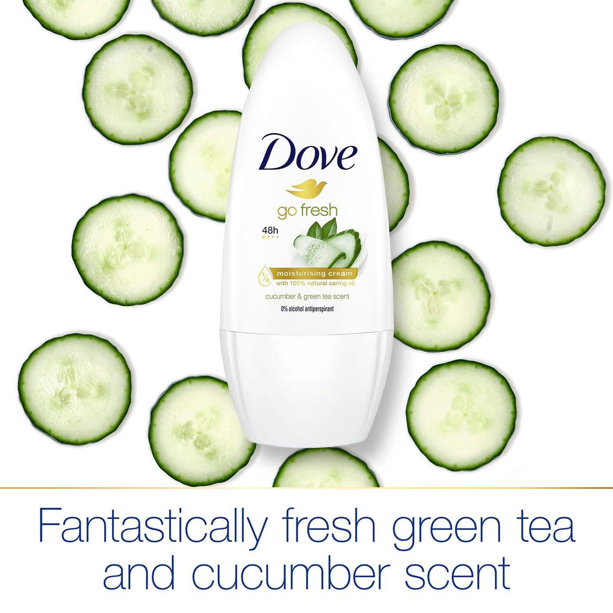 Dove Antiperspirant Roll On Go Fresh Cucumber 50ml