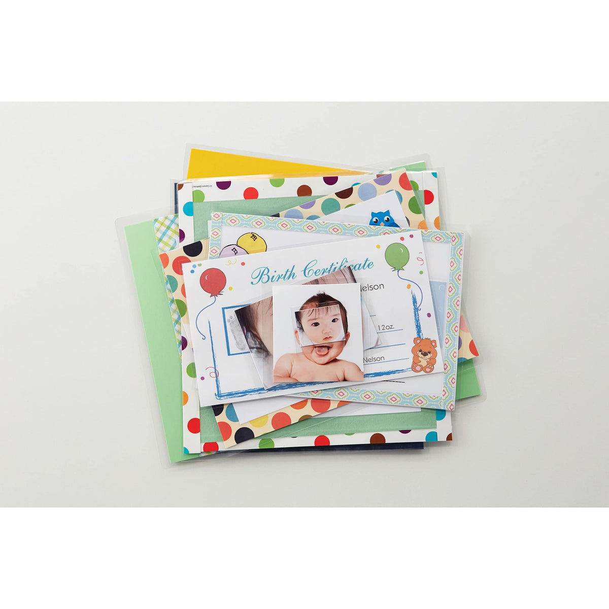 Scotch Self-Seal Laminating Pouches, Glossy Finish, Photo Size 5 x 7 Inches, 5 Pouches