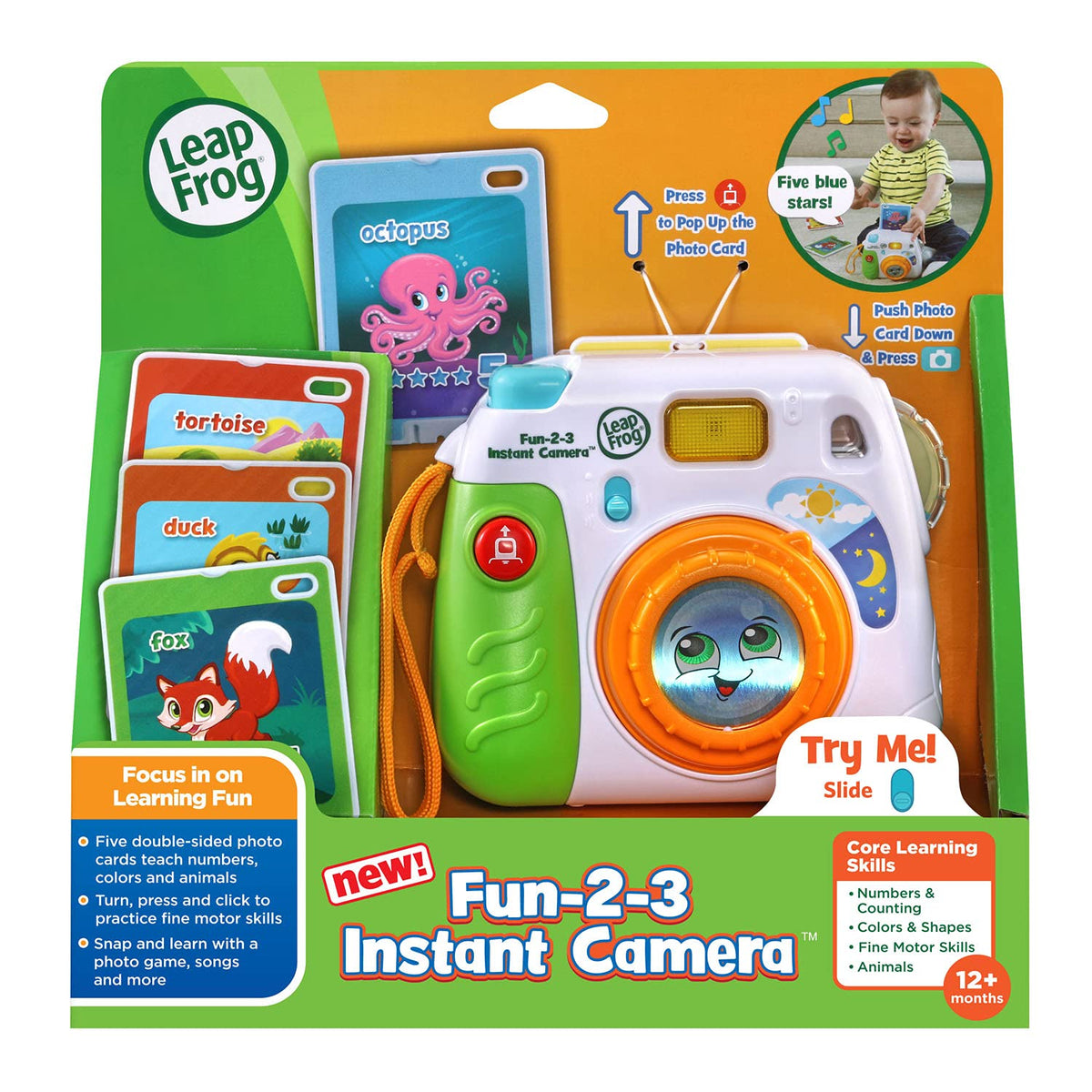 LeapFrog Fun-2-3 Instant Camera, Multicolor