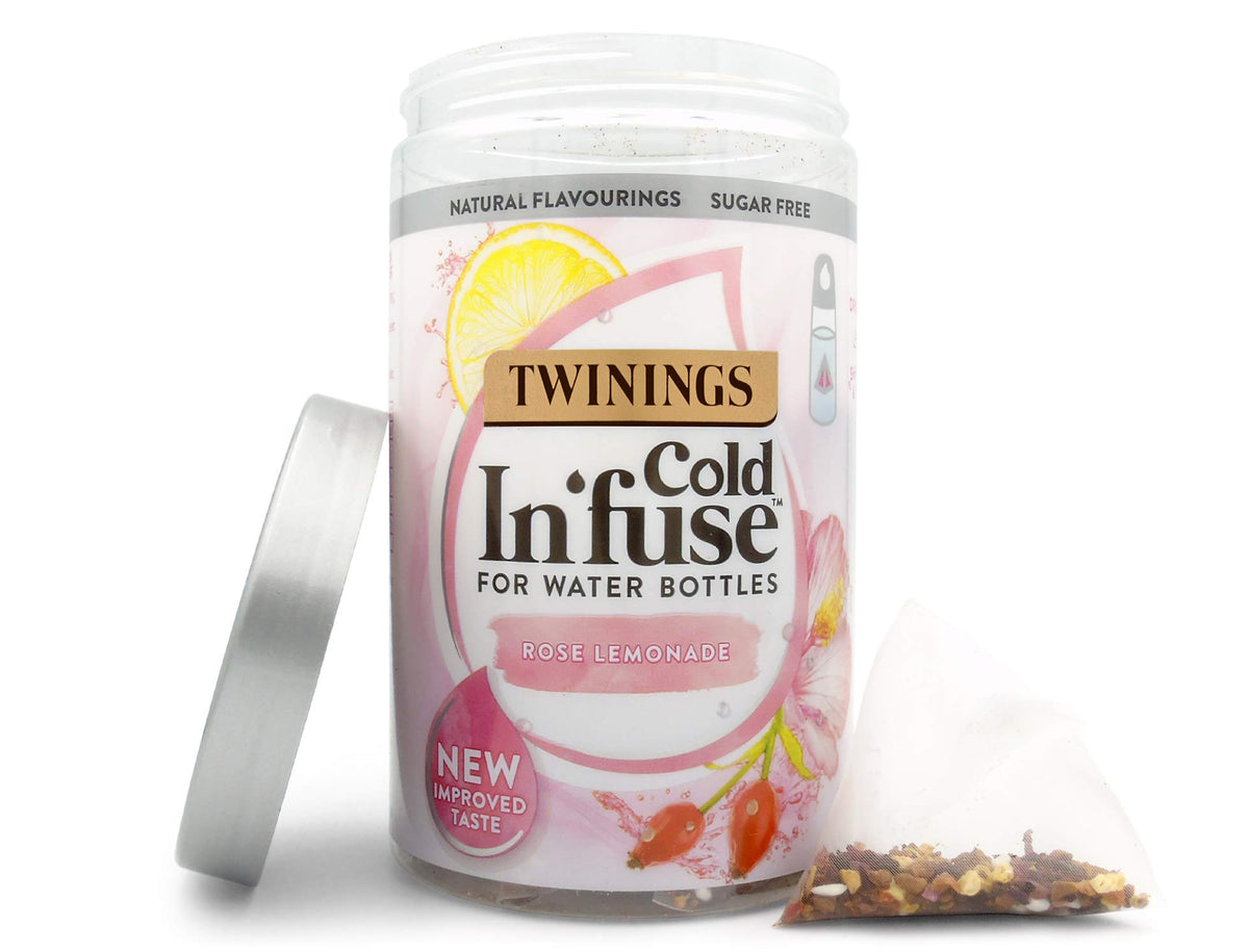 Twinings Cold In'Fuse For Water Bottles - Rose Lemonade