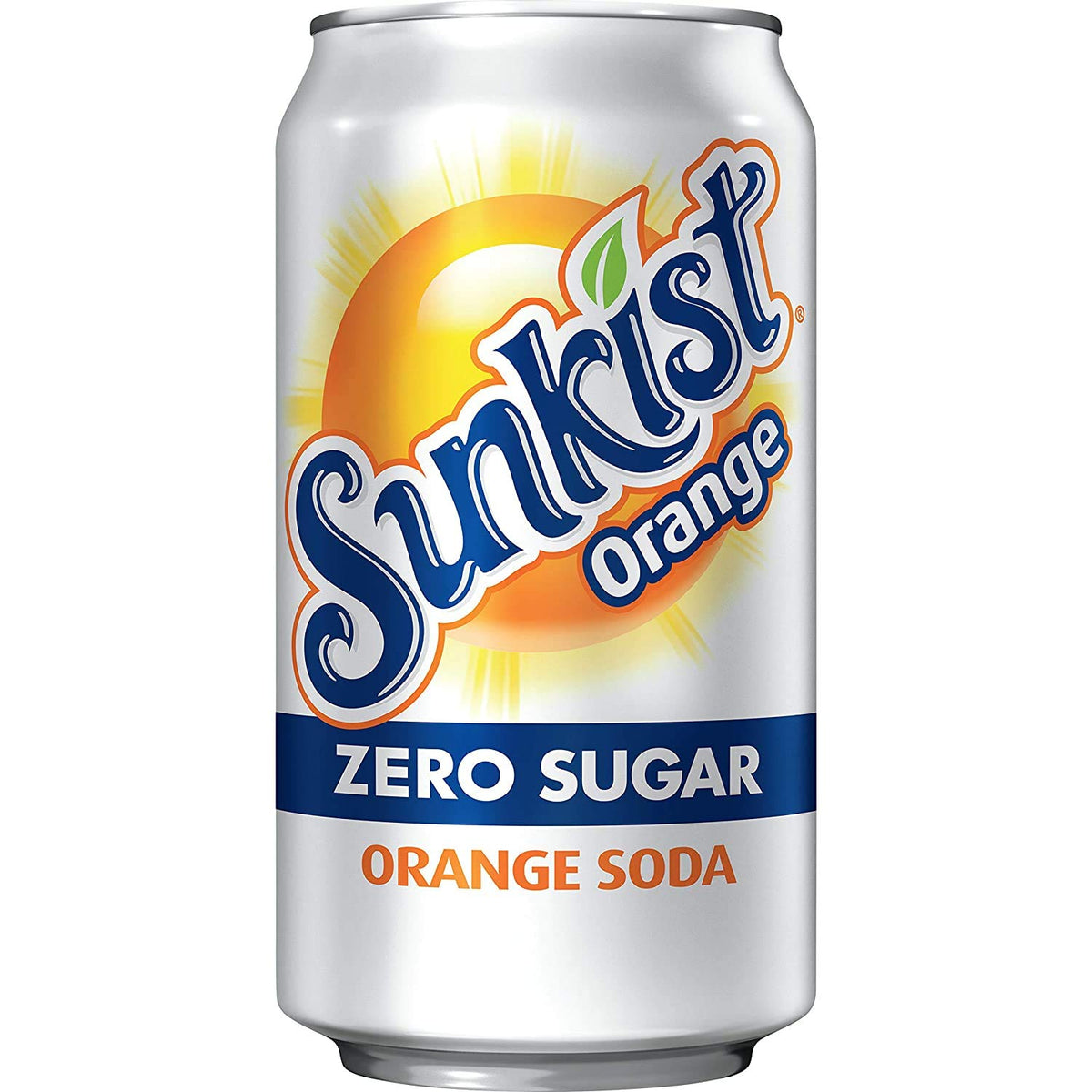 Sunkist Zero Sugar Orange, 12 FL OZ cans (24 cans)