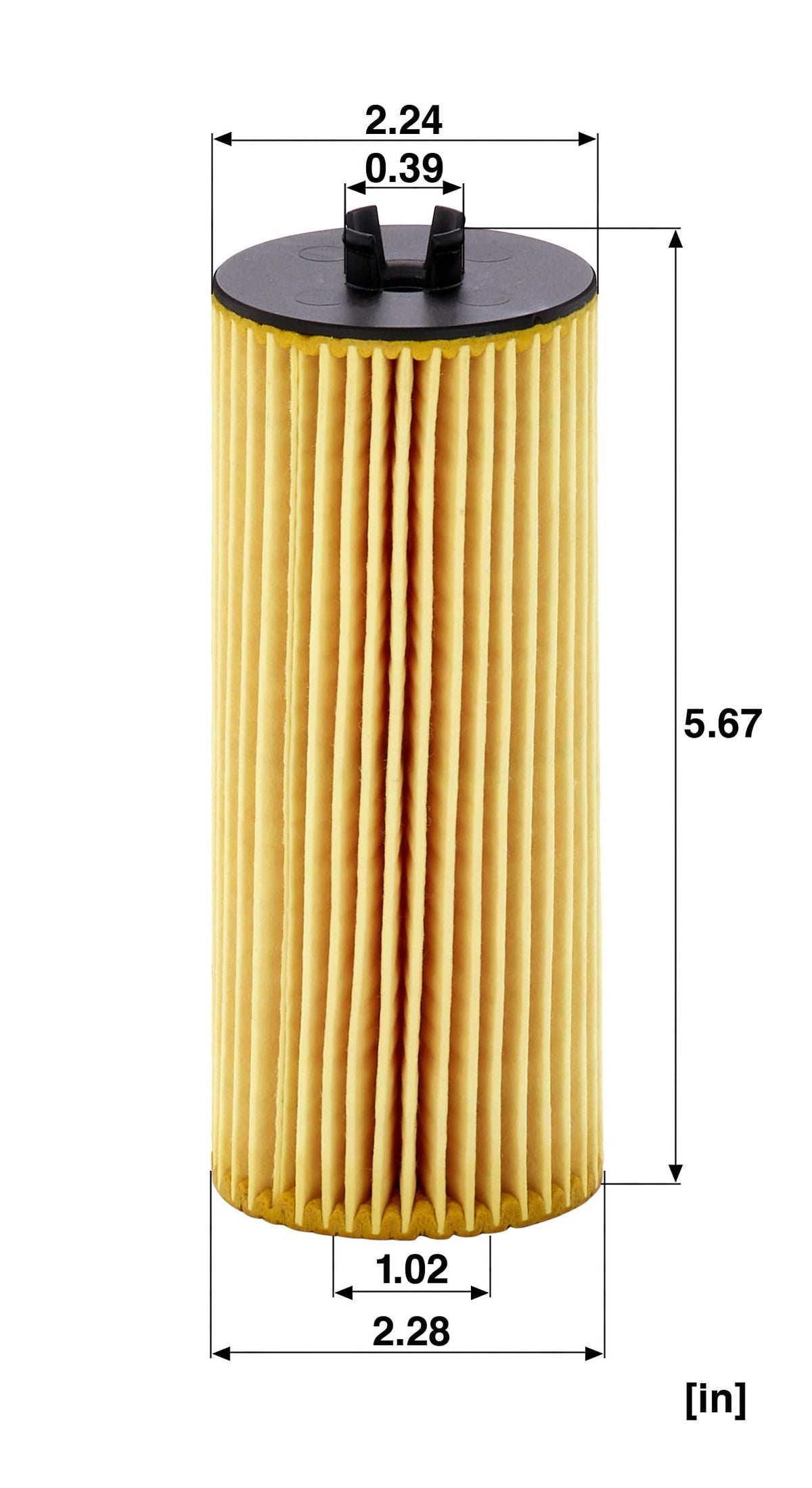 MANN-FILTER HU 6008 Z Oil Filter - Cartridge