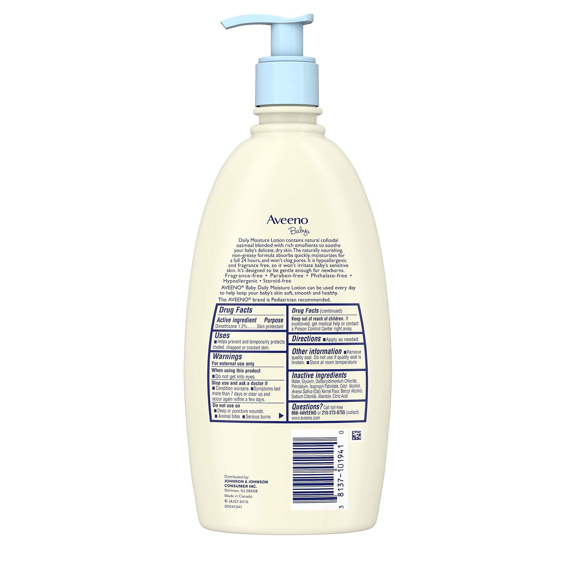 Aveeno Baby Daily Moisture Lotion, 3 Pack