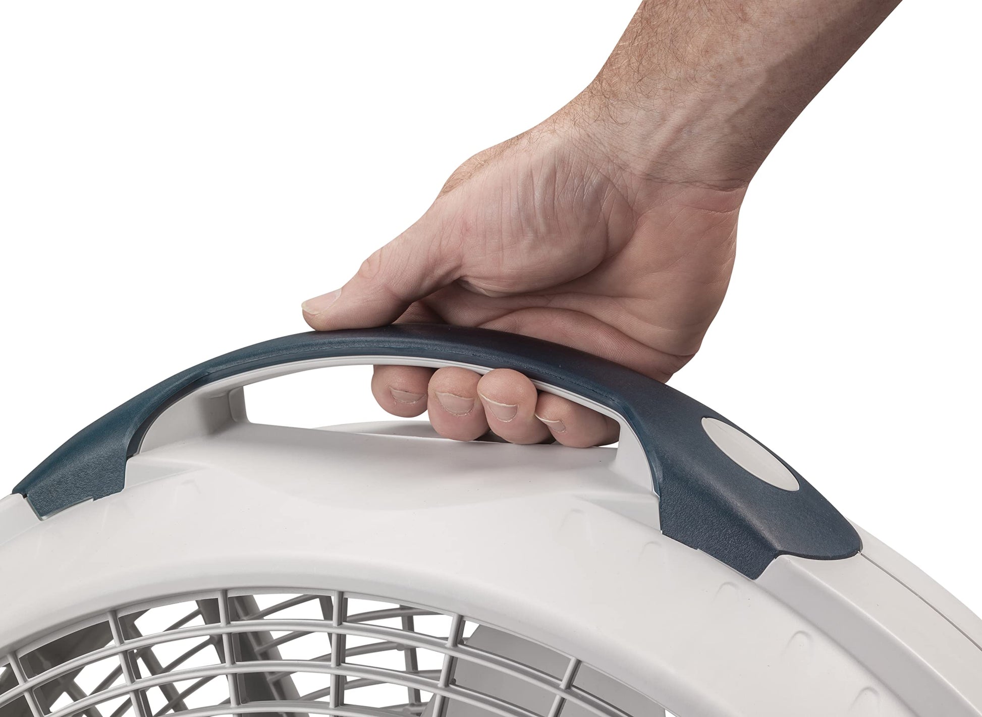 Lasko Wind Machine Fan, Air Circulator Fan with 3 Speeds, 20" Model 3300, Gray