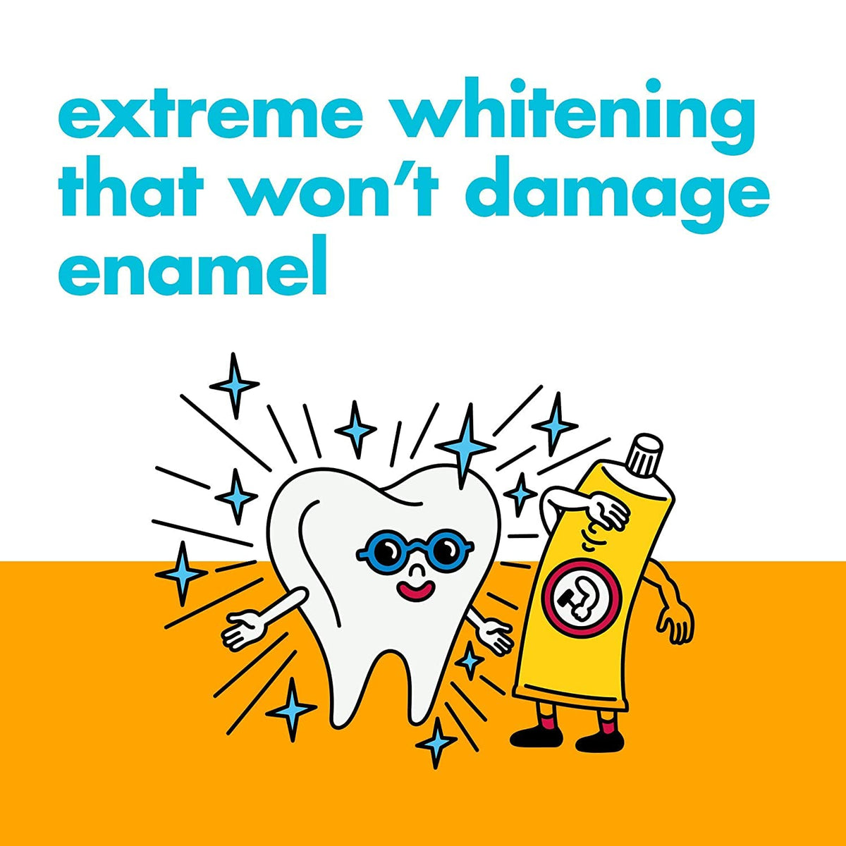 ARM & HAMMER Advance White Baking Soda Toothpaste, Frosted Mint 6 oz (Pack of 8)