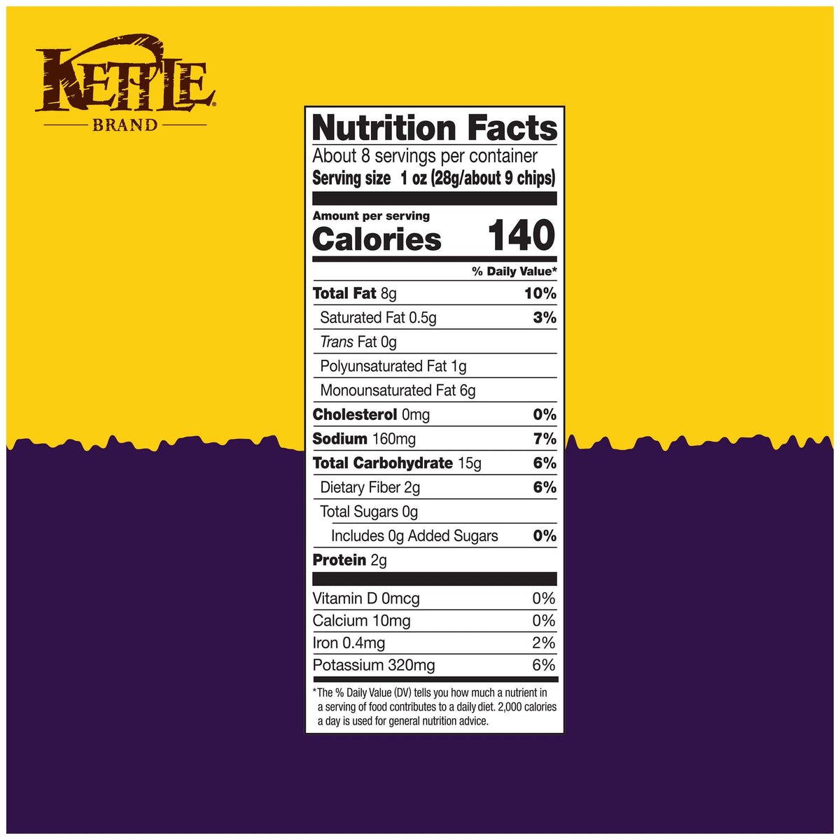 Kettle Brand, Truffles Sea salt Chips, 8.5oz