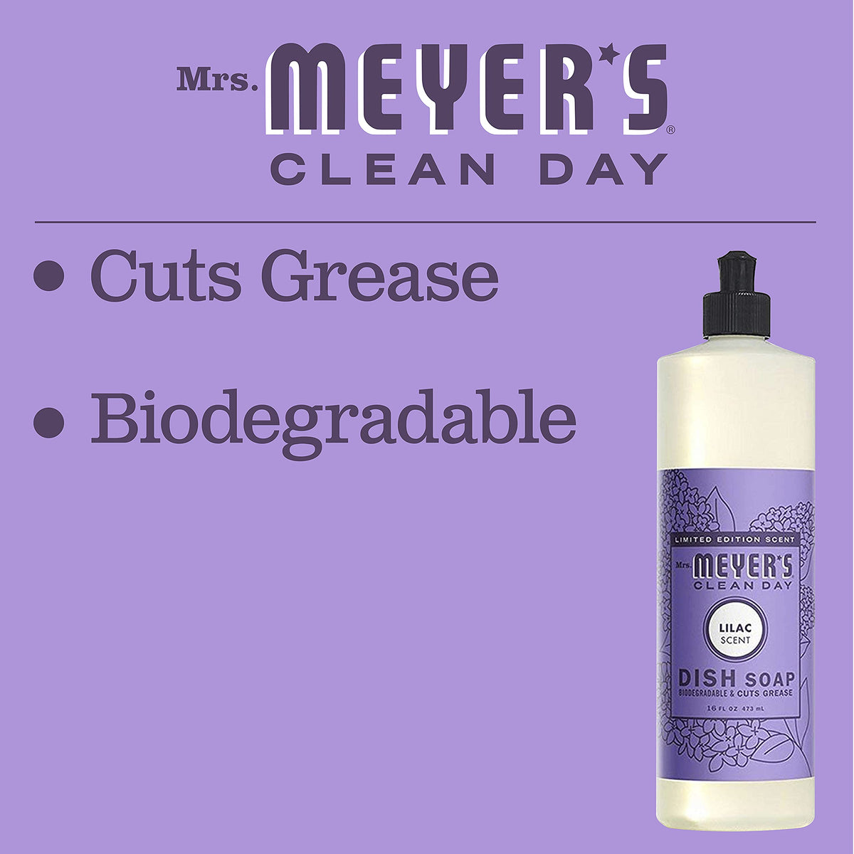 Mrs. MEYER'S Clean Day Limited Edition Scent Kitchen Basics Set (Lilac)