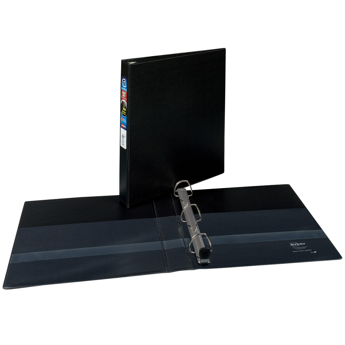 Avery Heavy-Duty Binder with 1 Inch One Touch EZD Ring, Black, 1 Binder (79989)