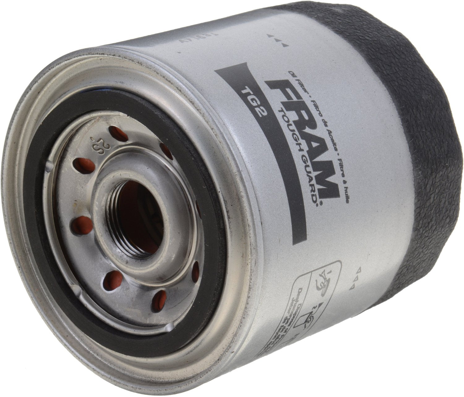 FRAM Tough Guard TG2 15K Mile Change Automotive Replacement Interval Spin-On Engine Oil Filter for Select Vehicle Model Years, Superior Vehicle Engine Protection Oil Filter