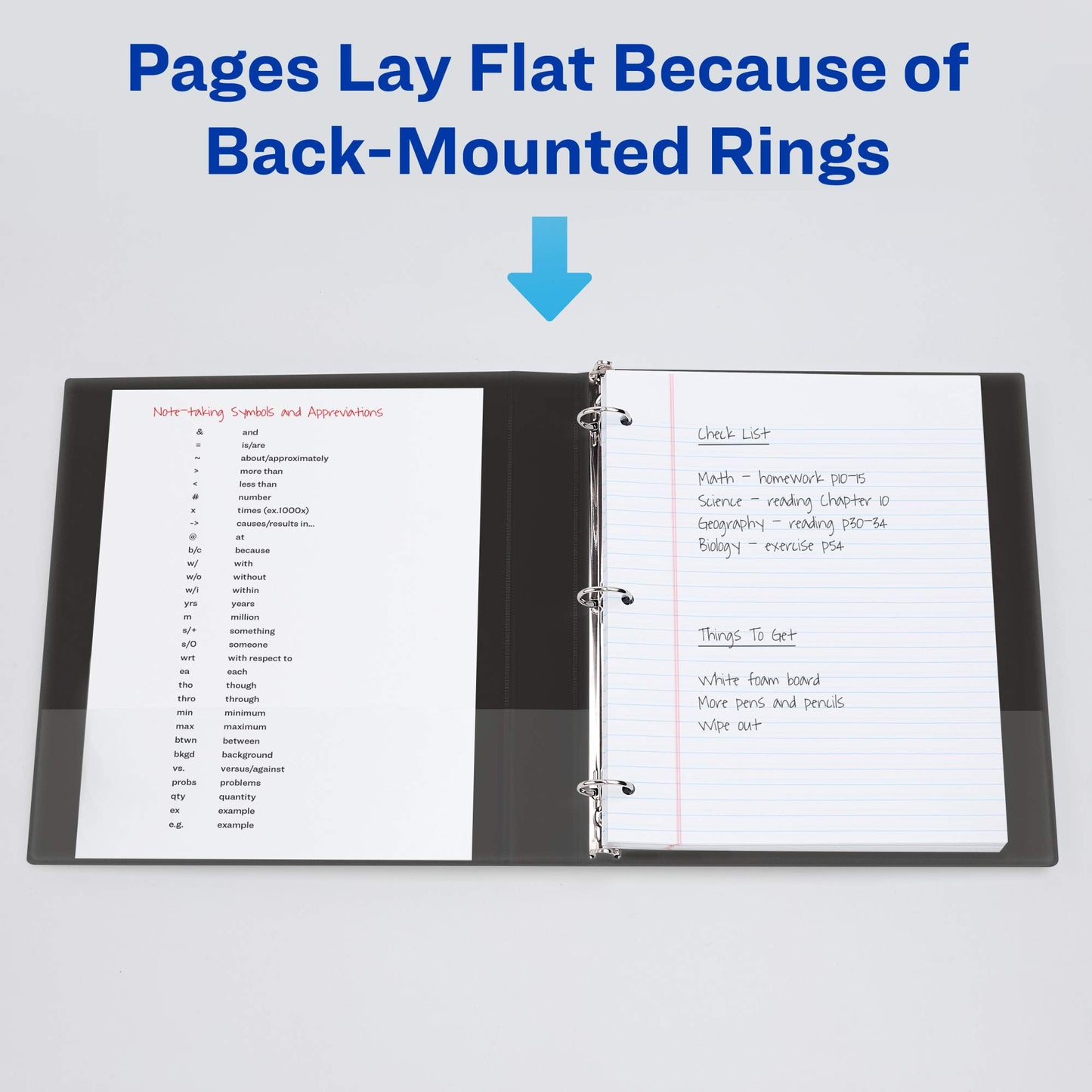 Avery Heavy-Duty View 3 Ring Binder, 1.5 Inch EZD Rings, Great for Portfolio Binders, Office Binders, School Notebook Binders, and More, 1 Red Binder (79171)