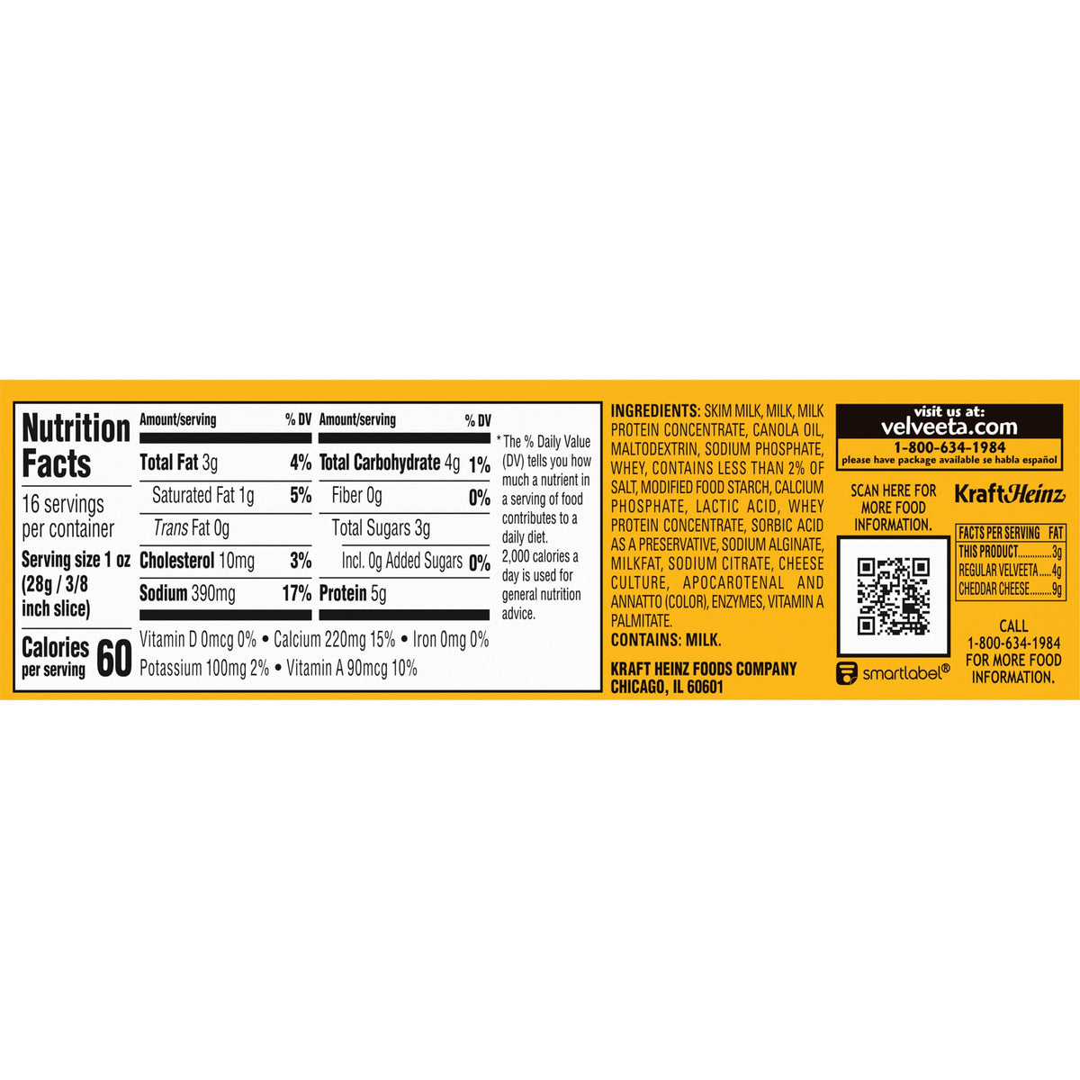Velveeta 2% Milk Pasteurized Cheese (16 oz Box)