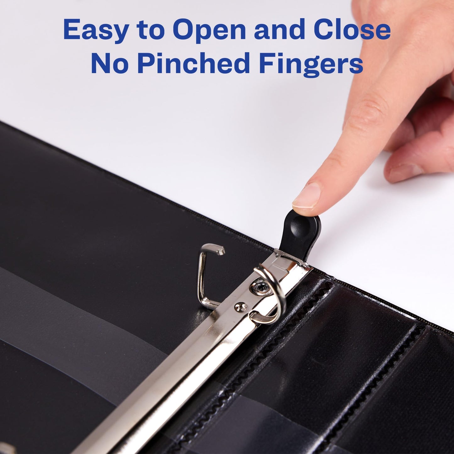 Avery Heavy-Duty Binder with 1.5-Inch One Touch EZD Ring, Blue (79885)