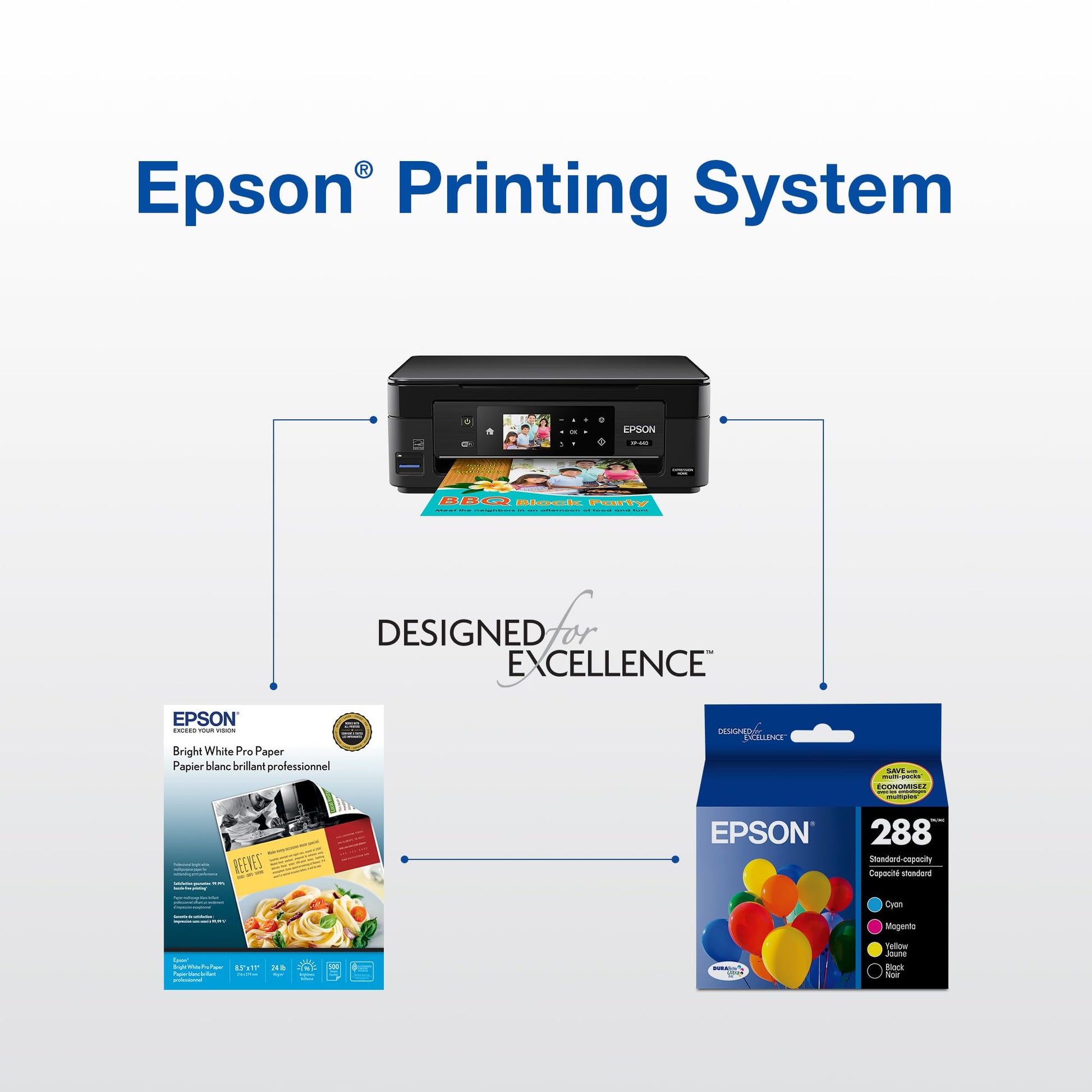 EPSON 288 DURABrite Ultra Ink High Capacity Yellow Cartridge (T288XL420-S) Works with Expression XP-330, XP-430, XP-434, XP-340, XP-440, XP-446