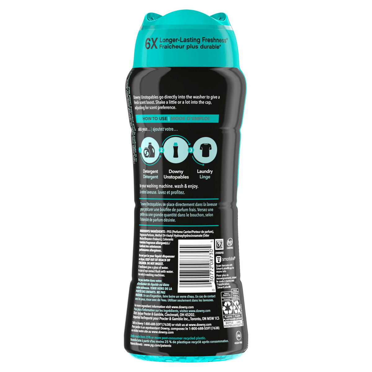 Downy Unstopables In-Wash Scent Booster Beads, FRESH, 18.2 oz