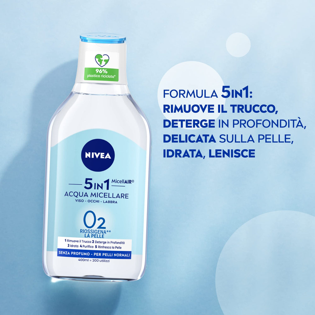 Nivea - Acqua micellare idratante pelli normali 400 ml
