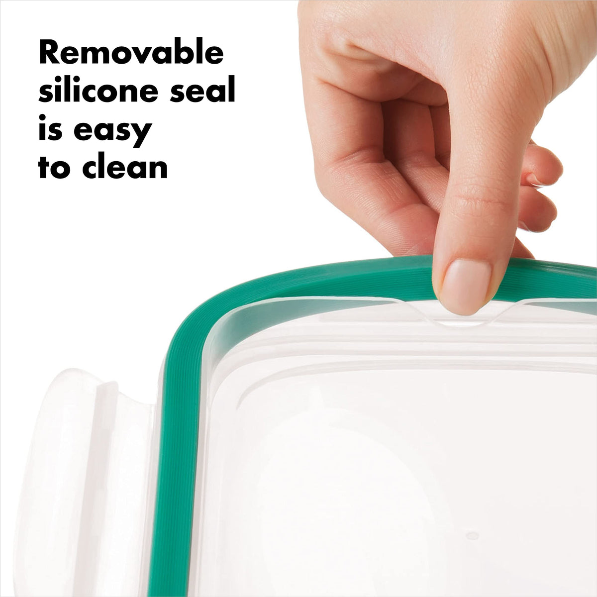 OXO Good Grips 4 Ounce Smart Seal Glass Rectangle Food Storage Container