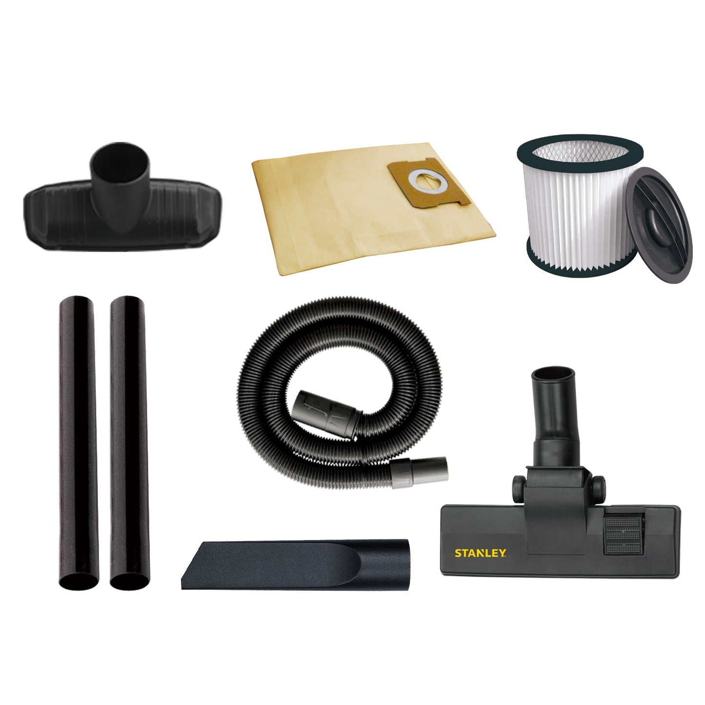 Stanley SL18156 Stainless Steel Wet/Dry Vacuum Cleaner, 10-Gallon