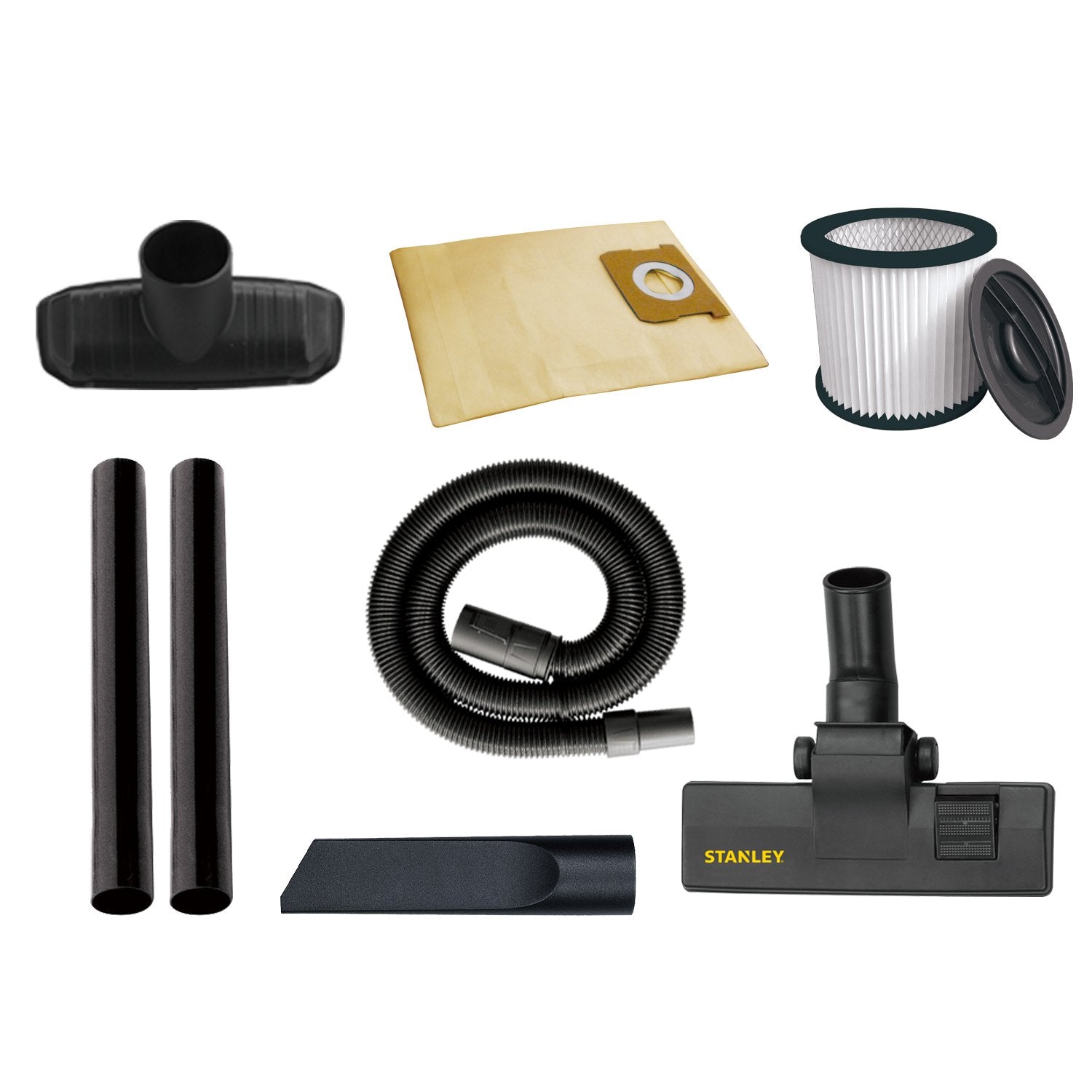 Stanley SL18156 Stainless Steel Wet/Dry Vacuum Cleaner, 10-Gallon