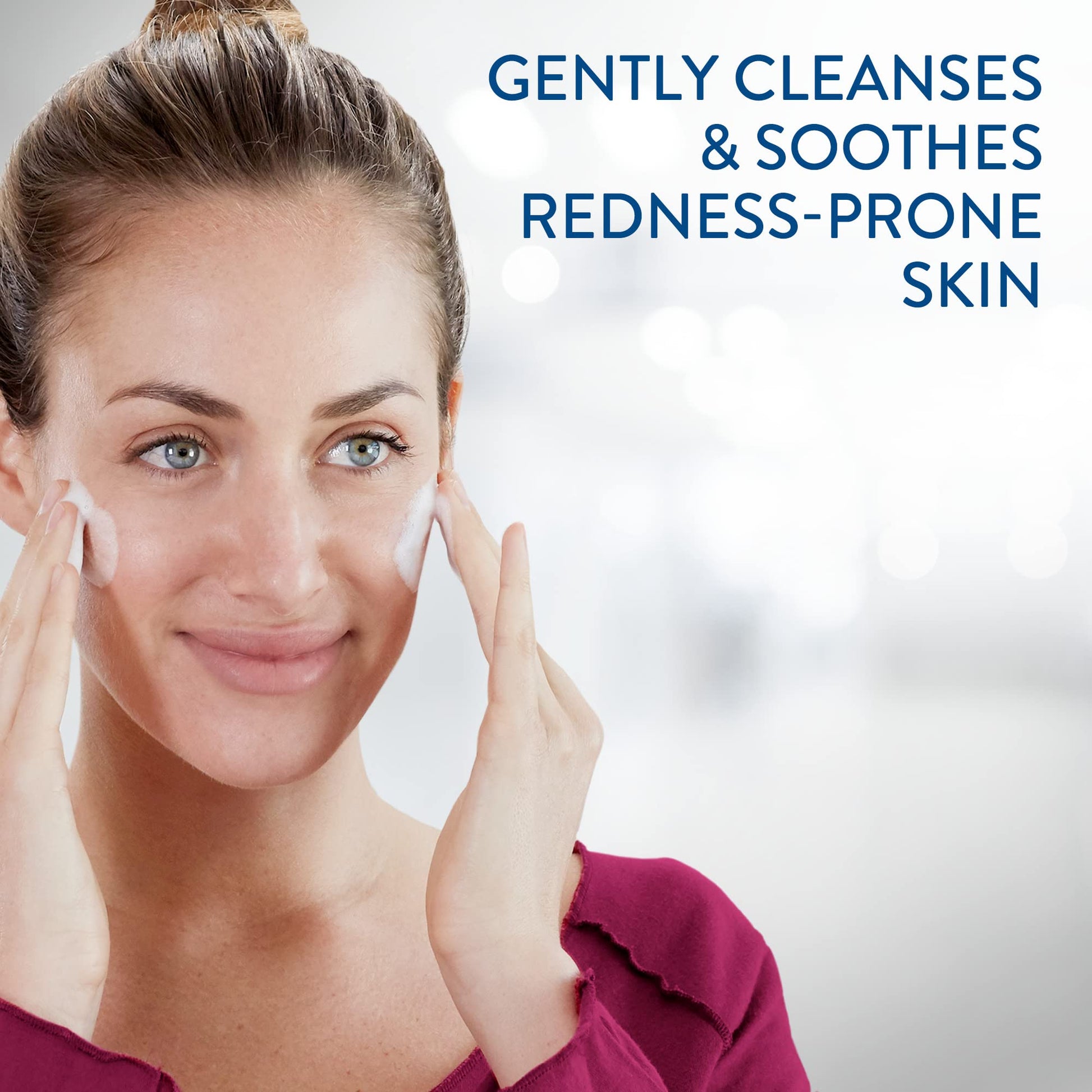 Cetaphil Face Wash, 236ml, PRO Cleansing Facial Wash, For Sensitive & Redness Prone Skin