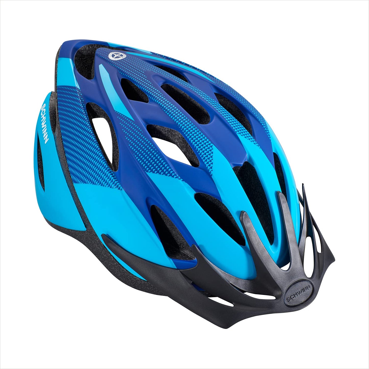 Schwinn Thrasher Kids Bike Helmet, Boys And Girls, Fits 50 - 54cm Circumference, Ages 5-8 Year Olds, Lightweight, Detachable Visor, CPSC Safety Certified, Child, Blue